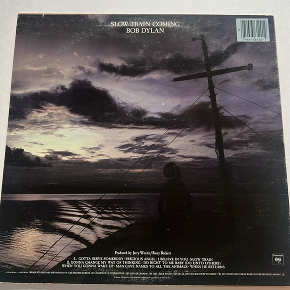 Bob Dylan - slow train coming - vintage vinyl record- condition is VG - Picture 2 of 7